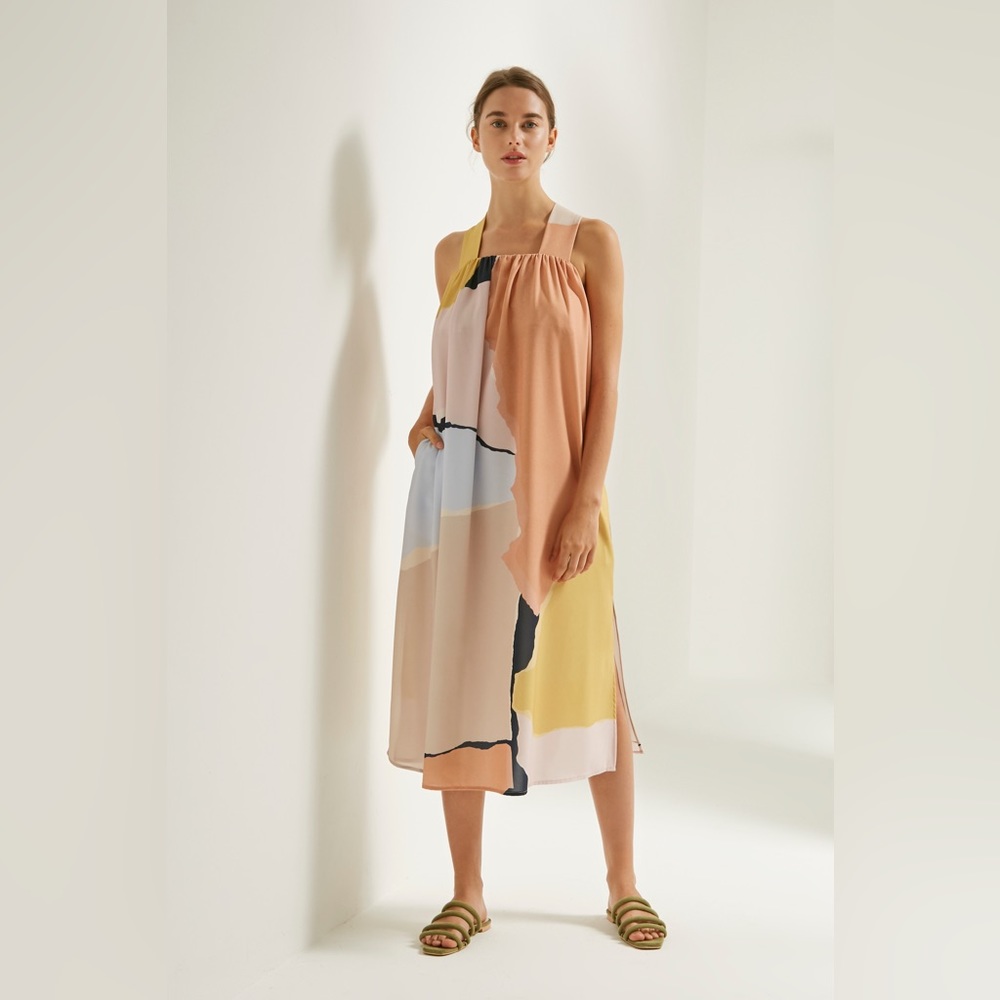 Our Second Nature Harbour V-Back Tent Dress